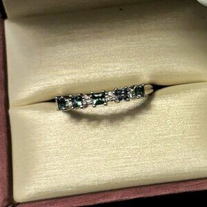 Mark Henry Natural Alexandrite and diamond ring.